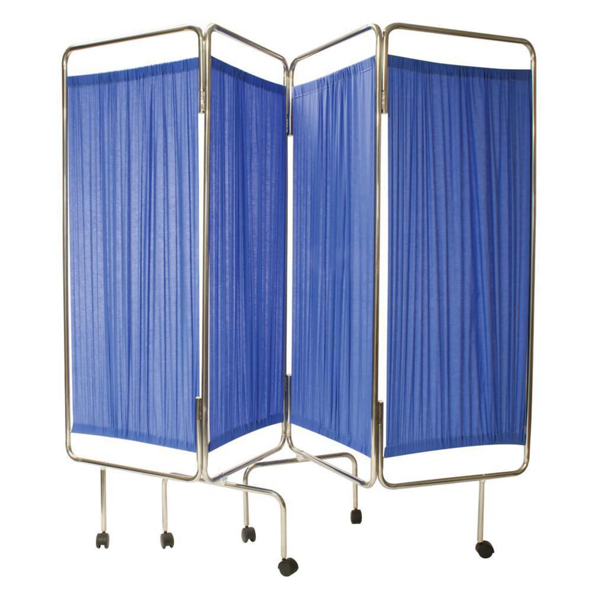Code Red Medical Screen W/Curtains Blue 1