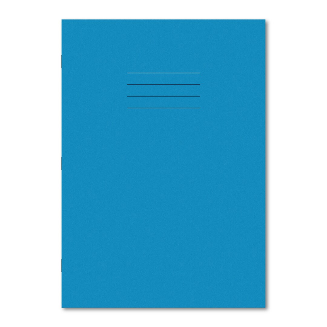Exercise Book 8mm Ruled 80 Pages A4 Light Blue... | Lyreco