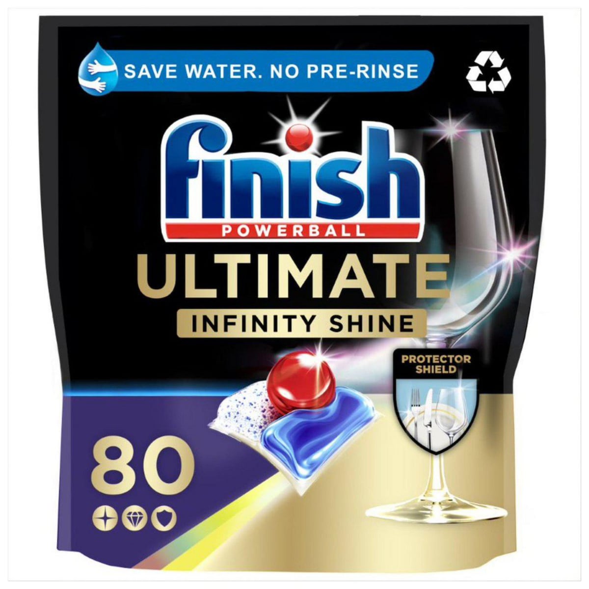 Finish Ultimate Infinity Shine Regular - 80 Tabs 1