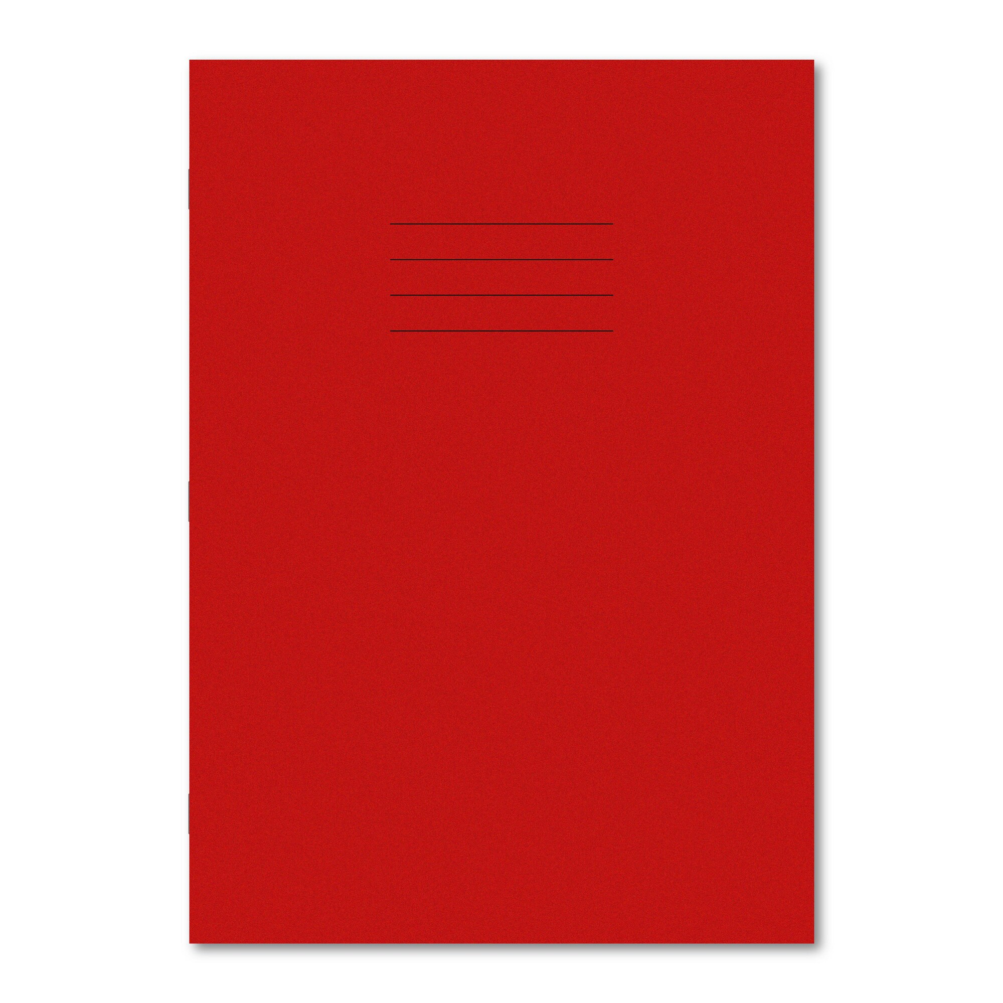Exercise Book 10mm Squared 80 Pages A4 Red -... | Lyreco