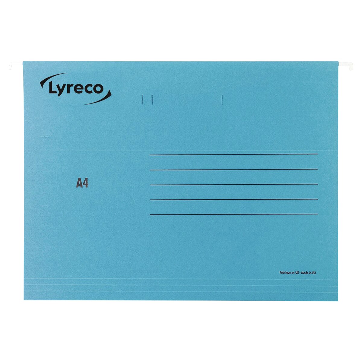 Lyreco Premium Suspension Files A4 V-Base Blue - Pack Of 25 1