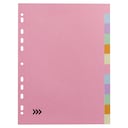 Lyreco Budget Assorted Colour A4 12 Part Dividers 160gsm 1