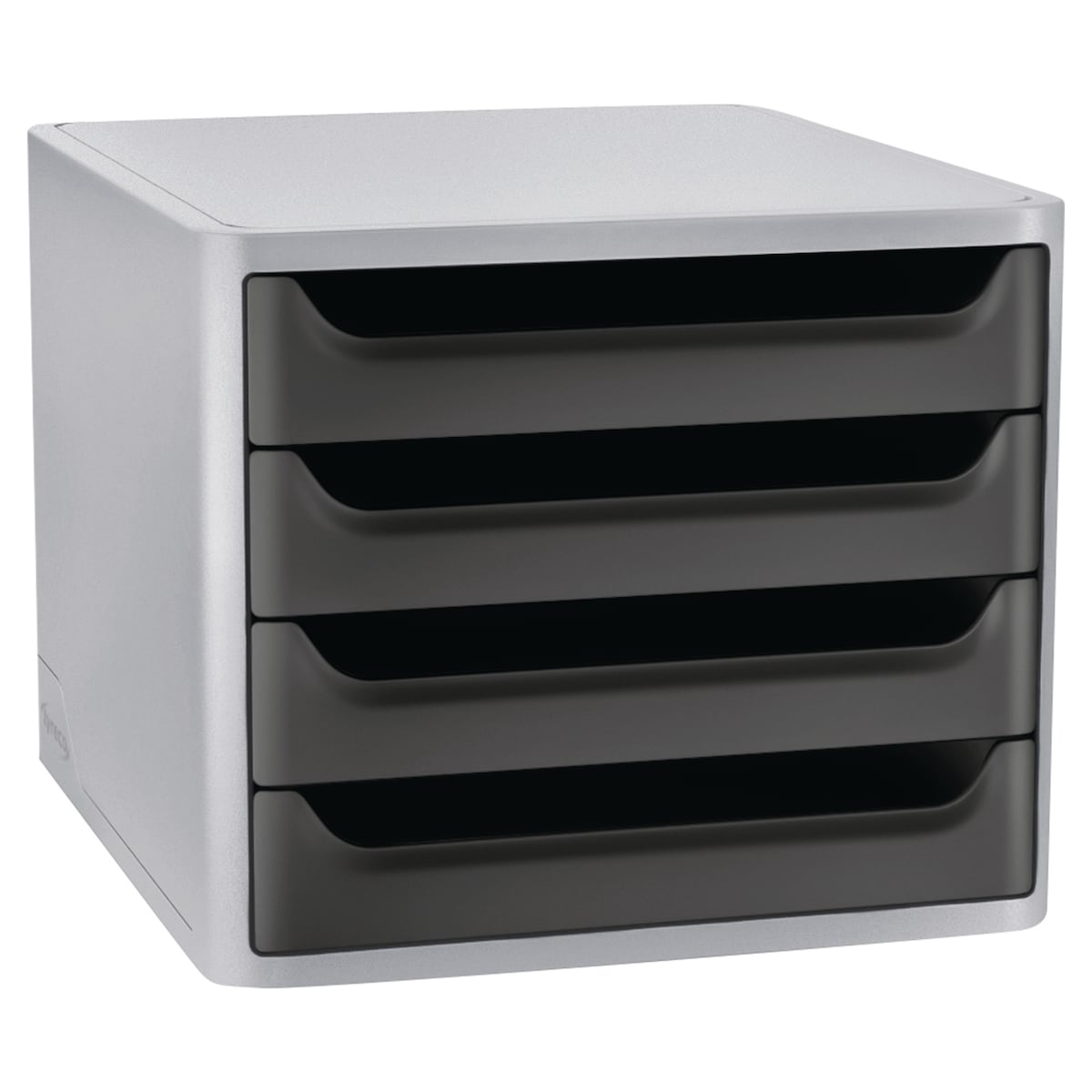 Lyreco Drawer Unit 4-Drawer A4 Black 1