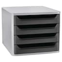 Lyreco Drawer Unit 4-Drawer A4 Black 1
