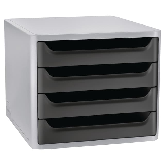 Lyreco Drawer Unit 4-Drawer A4 Black 1