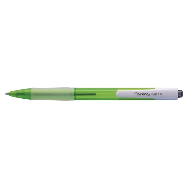 Lyreco Eco Ball Point Pen Retractable Black - Pack Of 12 1
