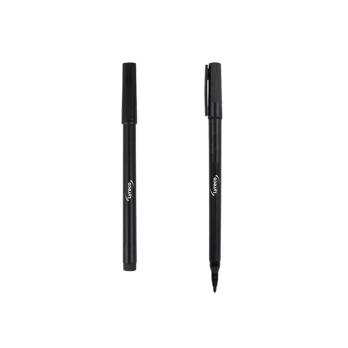 Lyreco Fine Permanent Marker  Black - Pack of 10 1