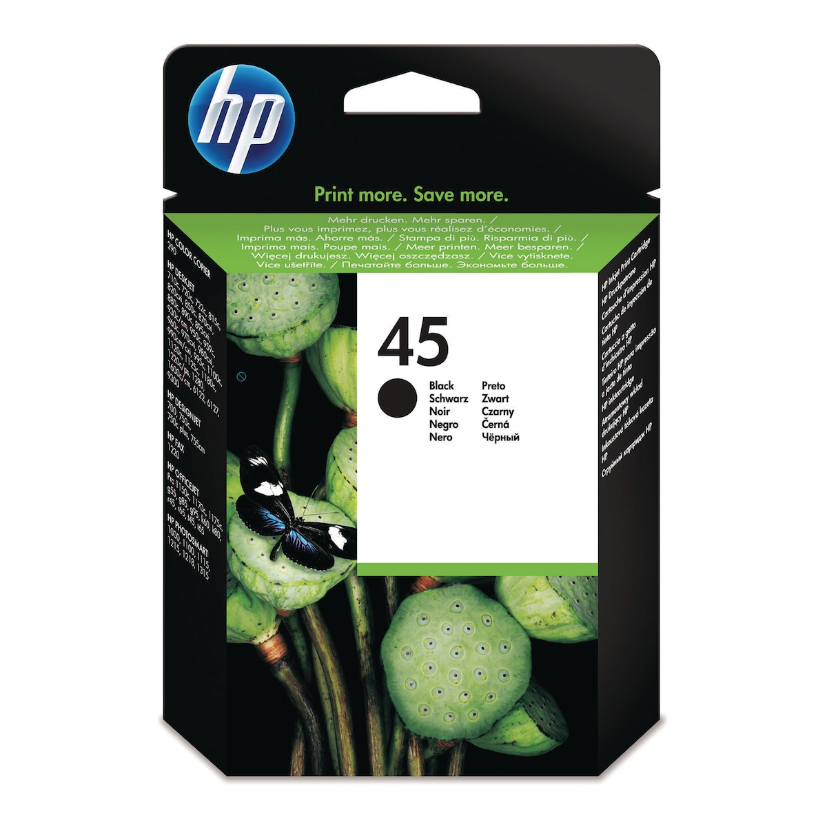 HP 45 Large Black Original Ink Cartridge (51645AE) 1