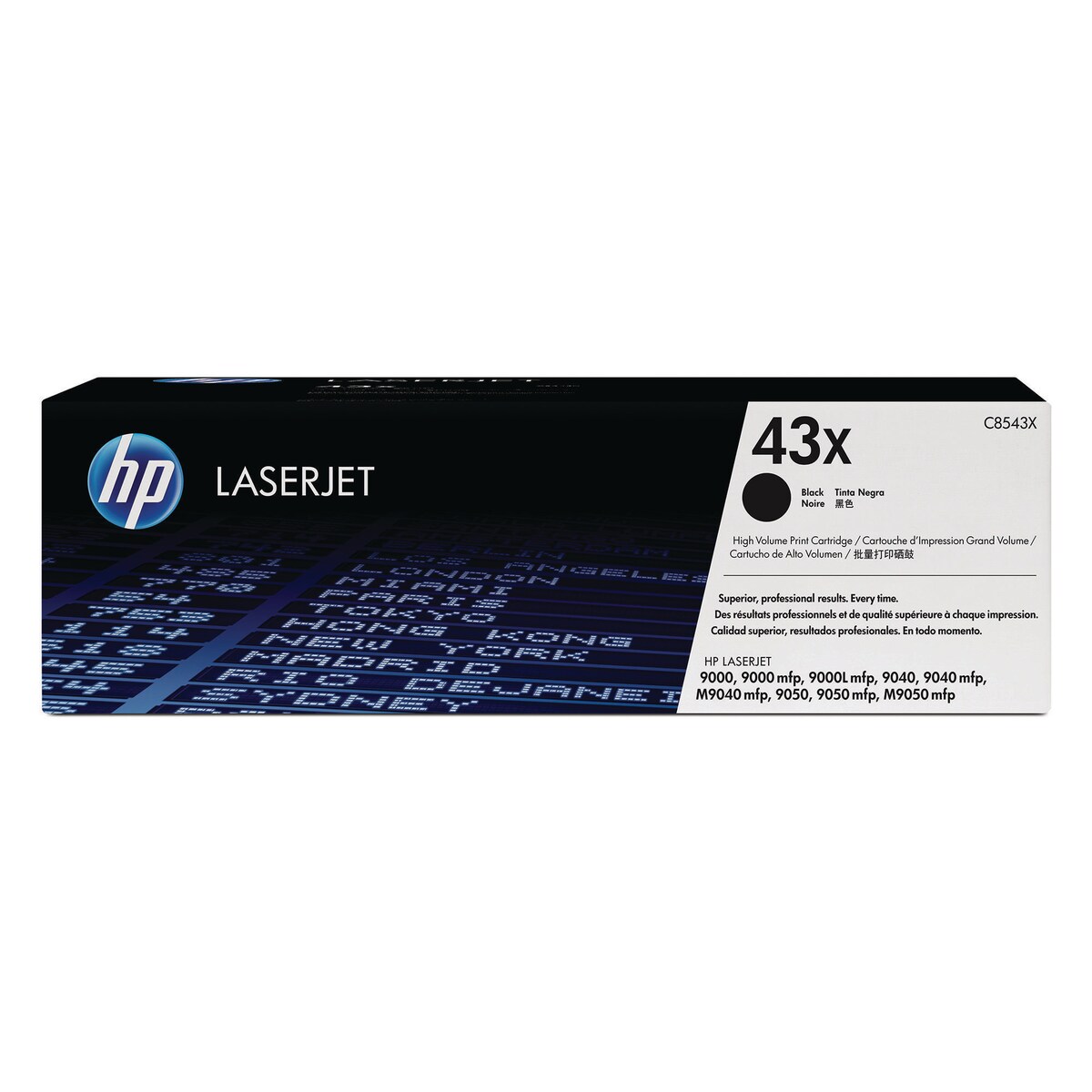 HP 43X High Yield Black Original Laserjet Toner Cartridge (C8543X) 1