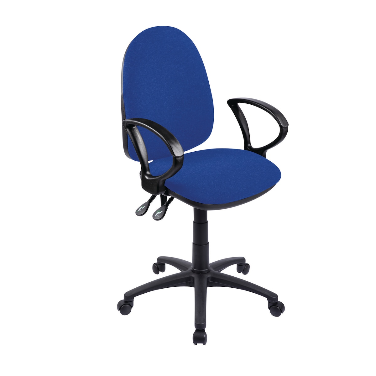 Origin High Back Operators Chair With Arms - Blue 1