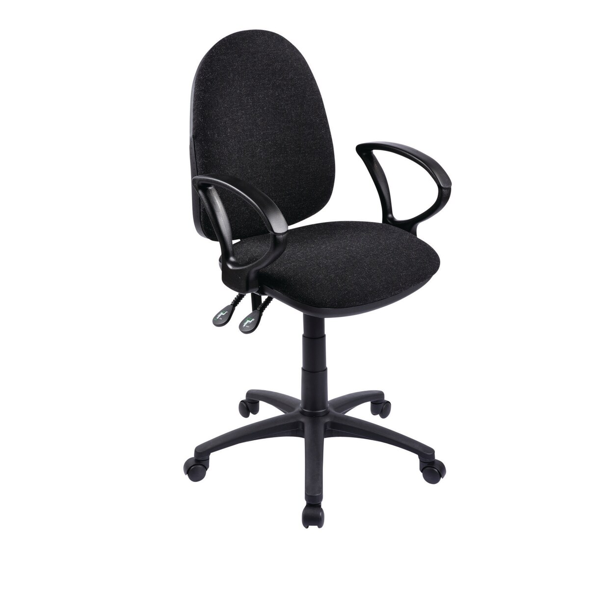 Origin High Back Operators Chair With Arms - Black 1