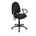 Origin High Back Operators Chair With Arms - Black 1