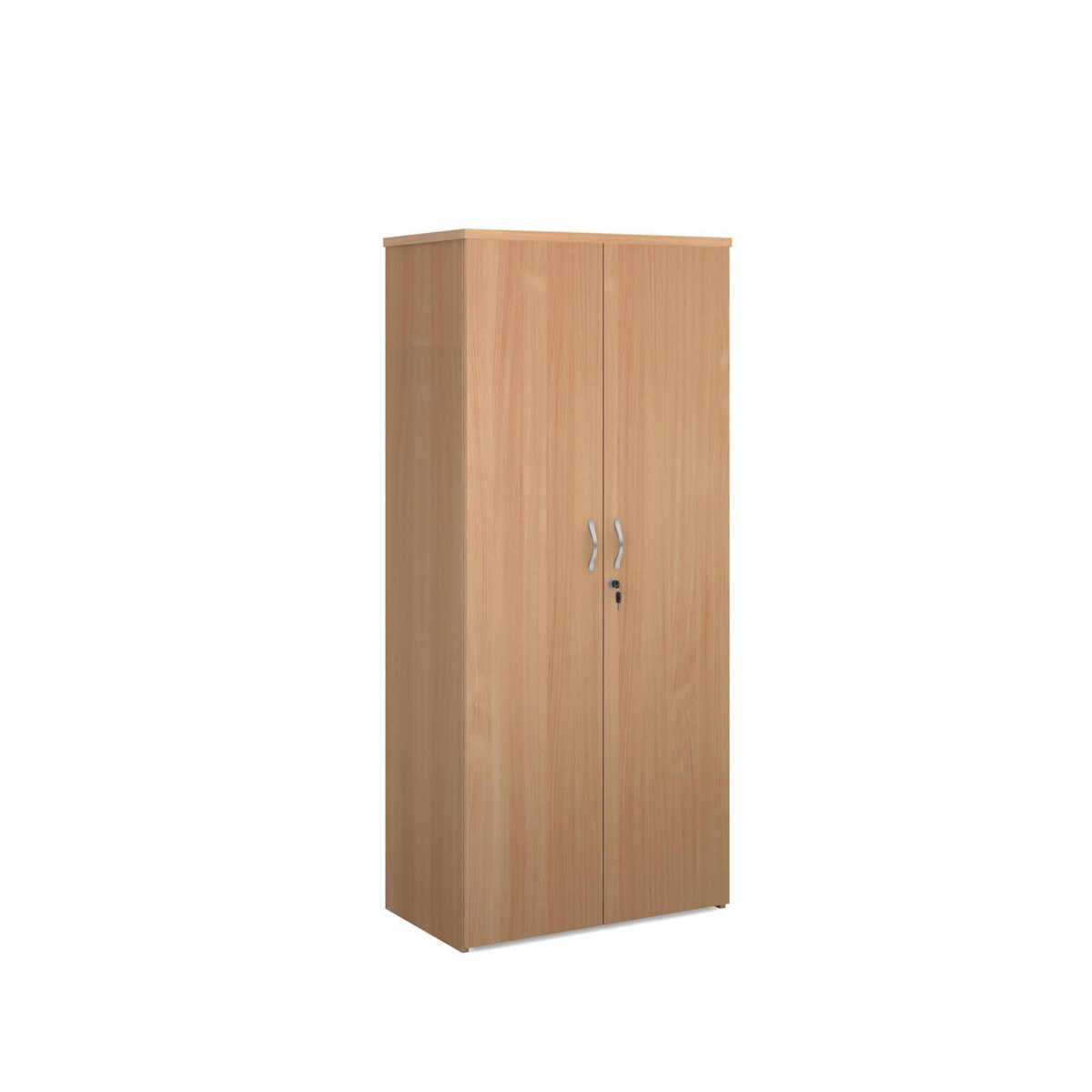 Universal double door cupboard 1790mm with 4 shelves beechDel Only Excl NI 1