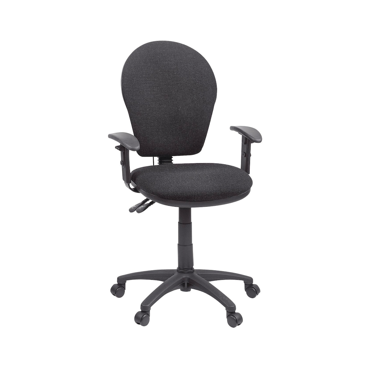 GL6 High Back Operators Chair With Inflatable Lumbar - Charcoal 1
