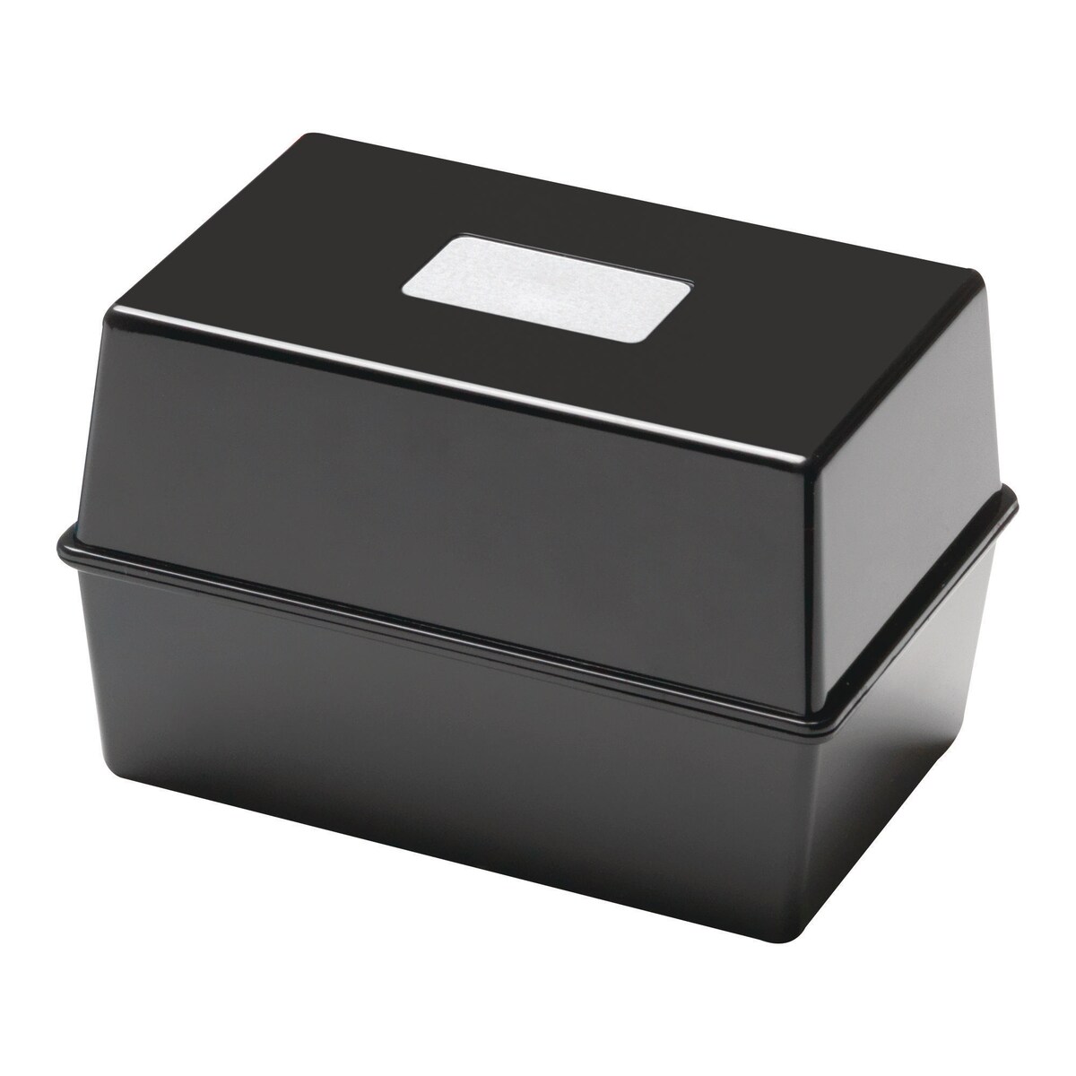 Black 203 X 127mm Card Index Box 1