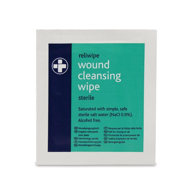 Sterile Wound Cleansing Wipes Individually Wrapped (Pack of 100) 1