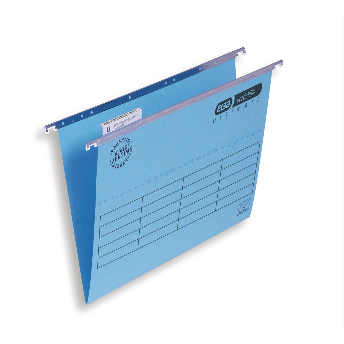 Elba Strongline Ultimate Verticfile Susp File Foolscap Blu V Base - Box of 50 1