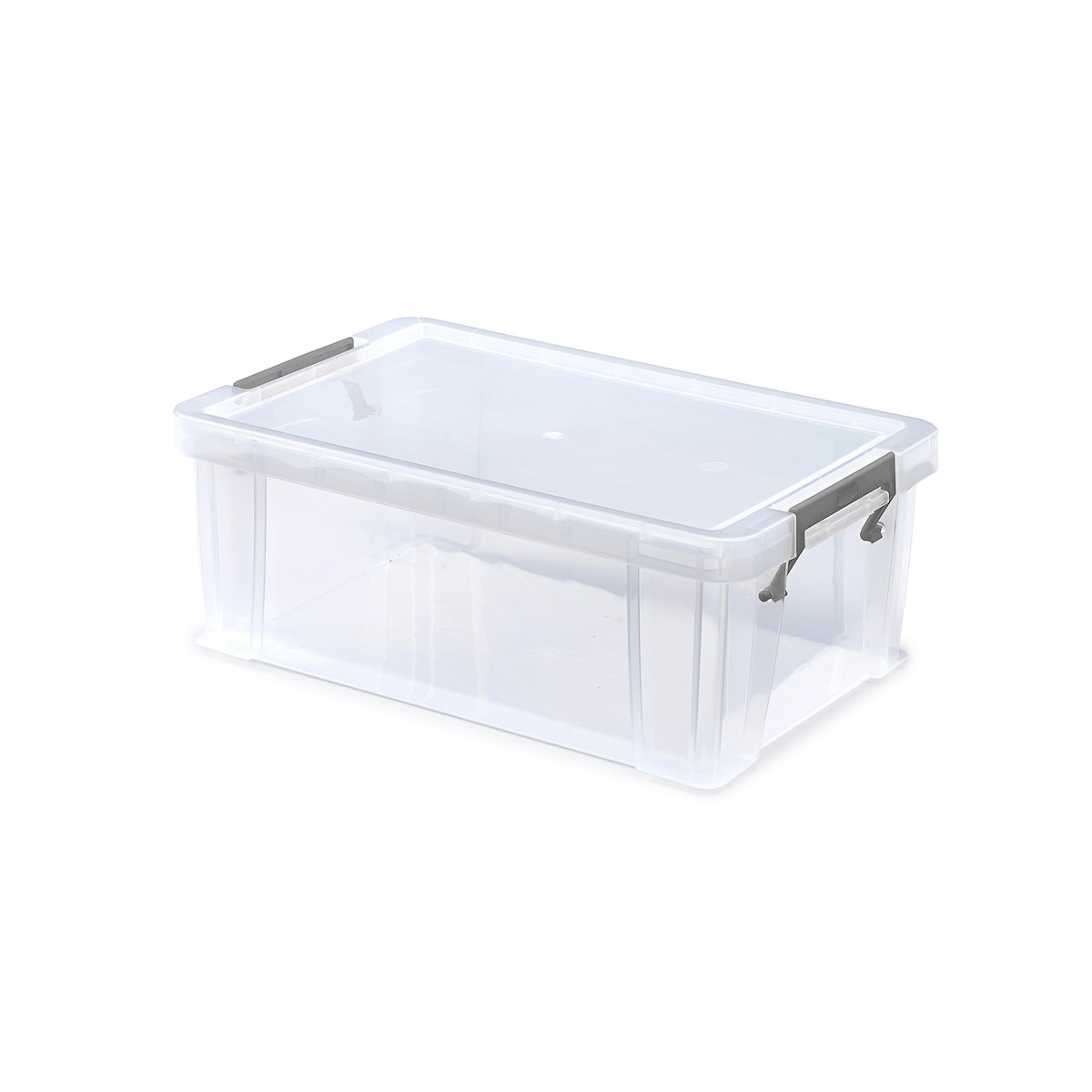 Whitefurze Allstore Clear 10 Litre PP Storage Box 1
