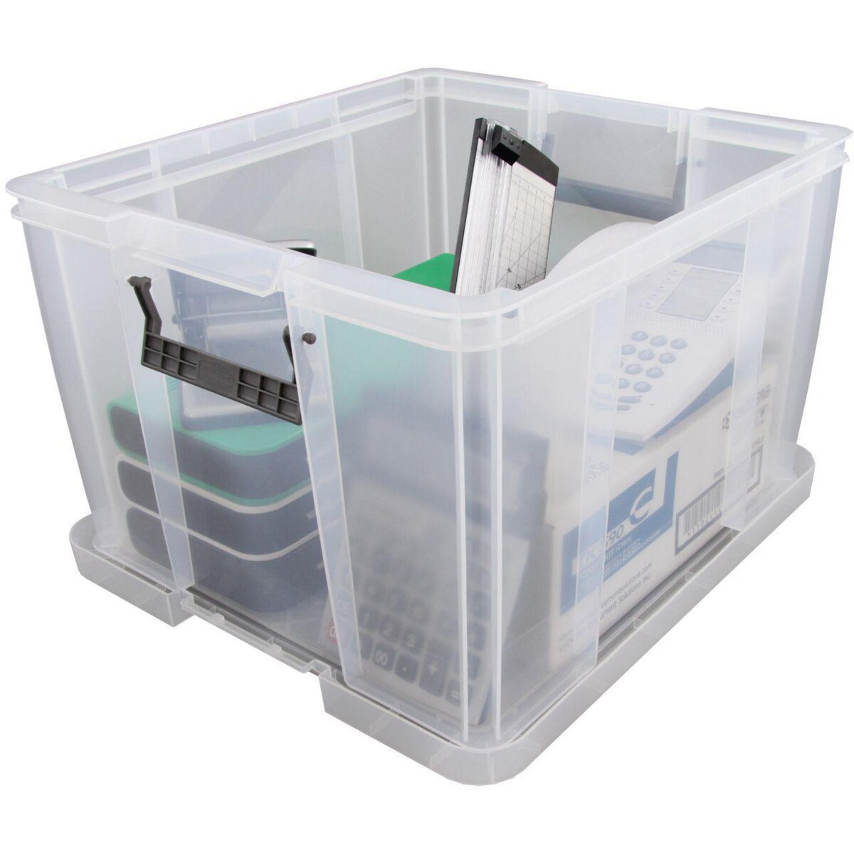 Whitefurze Allstore Clear 48 Litre PP Storage Box 1