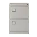 Bisley AOC2V4 Metal Filing Cabinet 2 Drawer Grey - 711mm x 470mm x 622mm 1