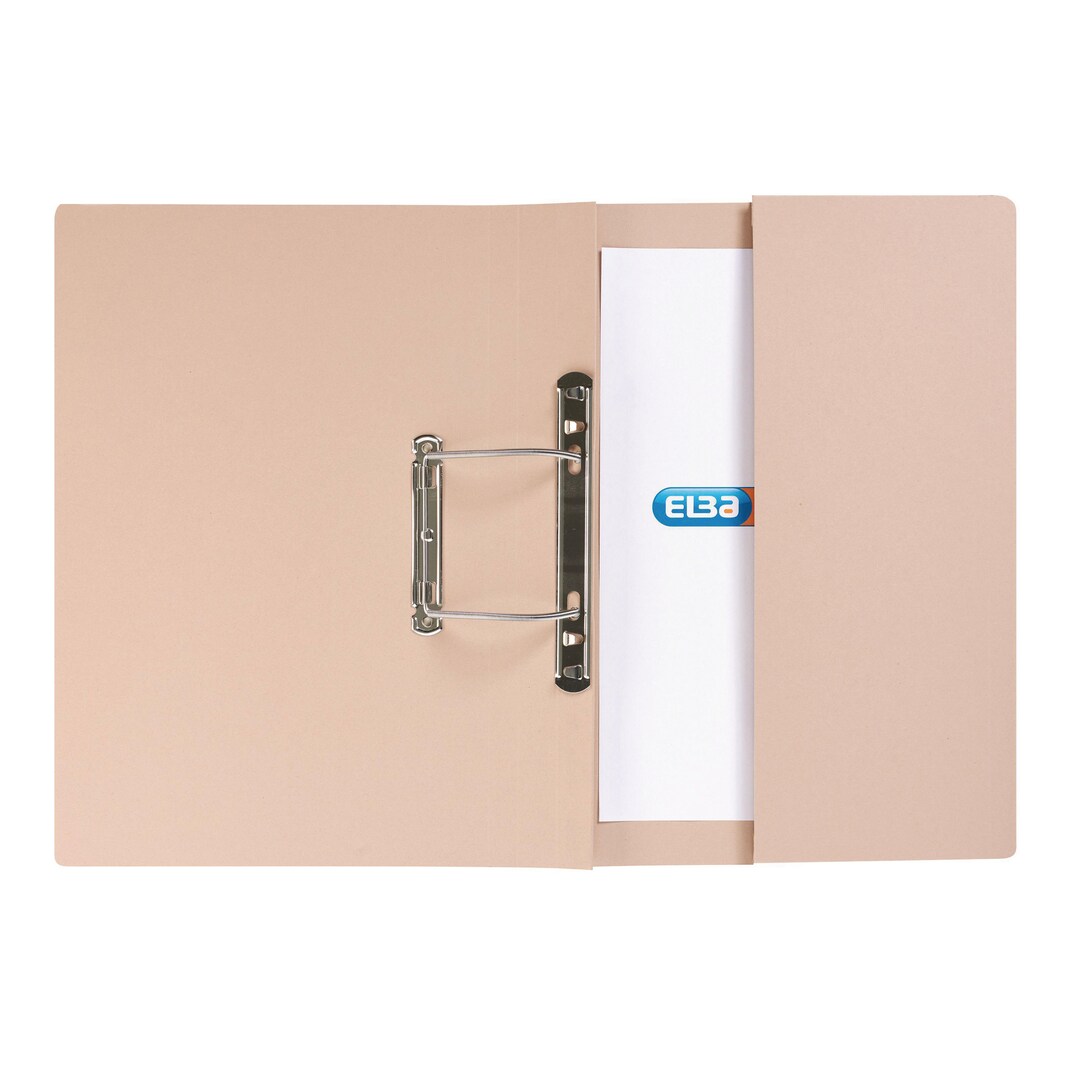 Elba Foolscap Spring File Pocket File Buff -... | Lyreco