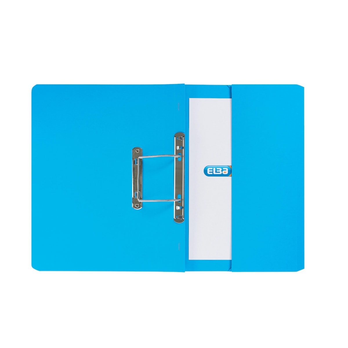 Elba Foolscap Spring File Pocket File Blue - Box of 25 1