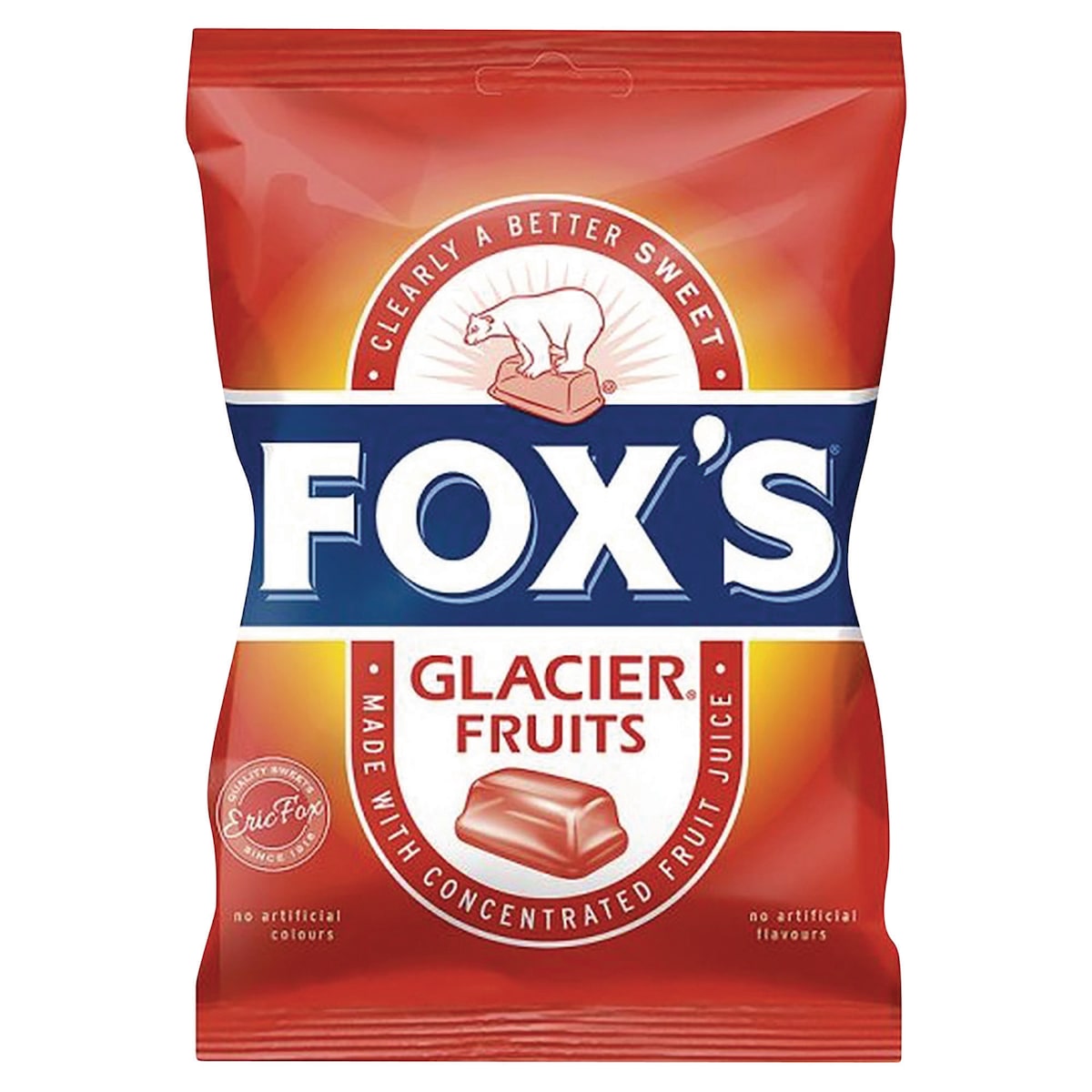 Fox's Glacier Fruits 200G - Pack of 12 1
