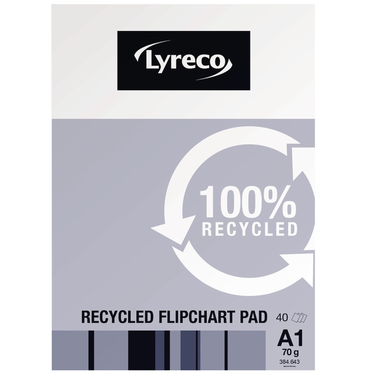 Lyreco Flipchart Pads Recycled A1 40-Sheets - Pack Of 5 1