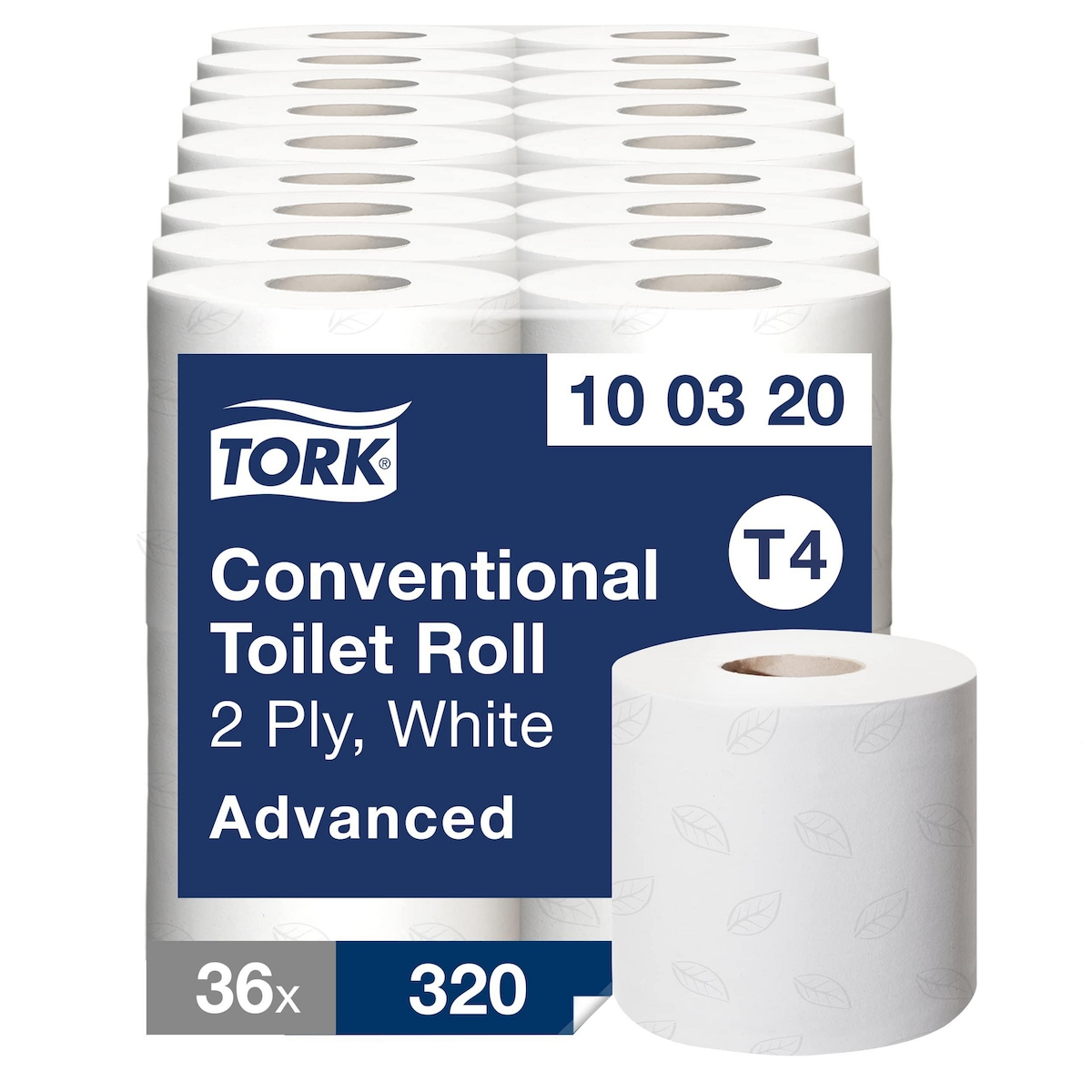 Tork Conventional Toilet Paper Roll White T4 1