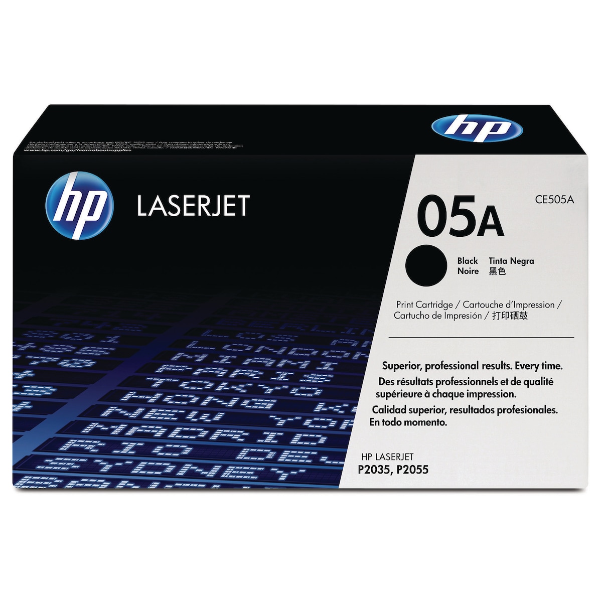 HP 05A Black Original Laserjet Toner Cartridge (CE505A) 1