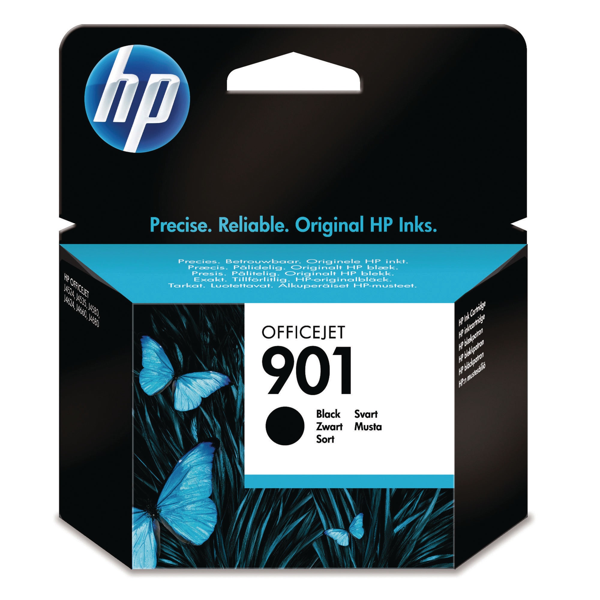 901hp HP 901 Black Original Ink Cartridge (CC653AE) | Lyreco