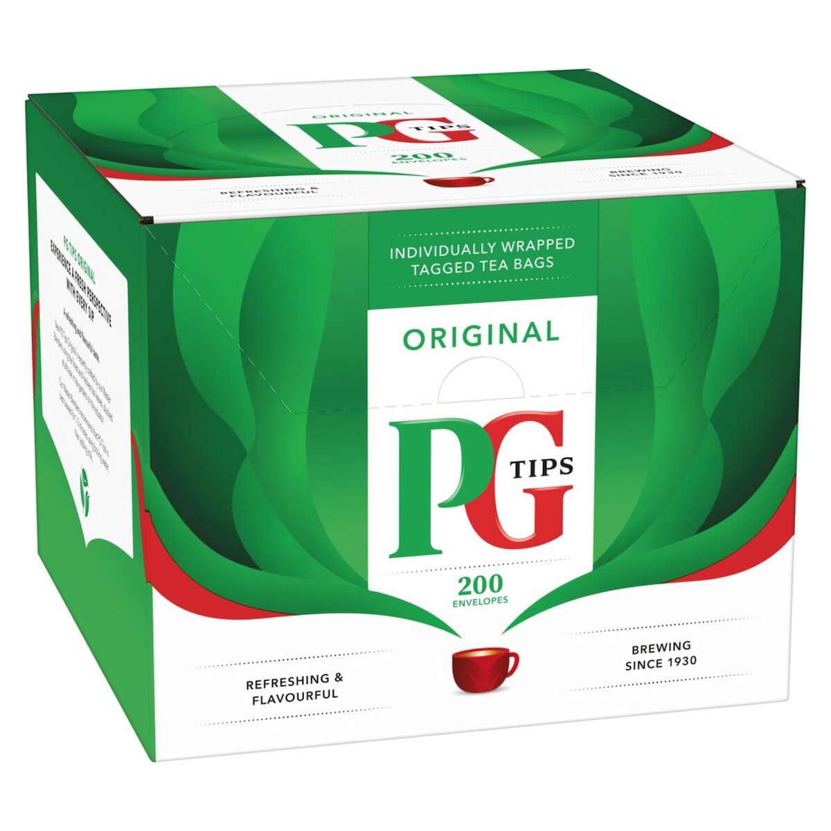 PG Tips Tagged Enveloped Tea Bags - Pack of 200 1