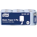 Tork Basic Centrefeed Wiping Paper Blue M2 150m, 128107 1