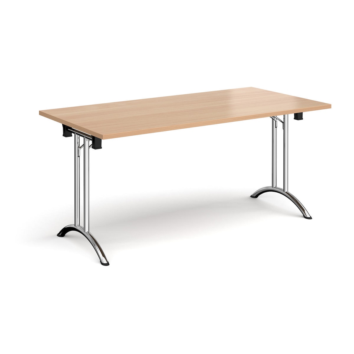 Rectangular folding leg table 1600mm x 800mm beech - Delivery Only - Excludes NI 1