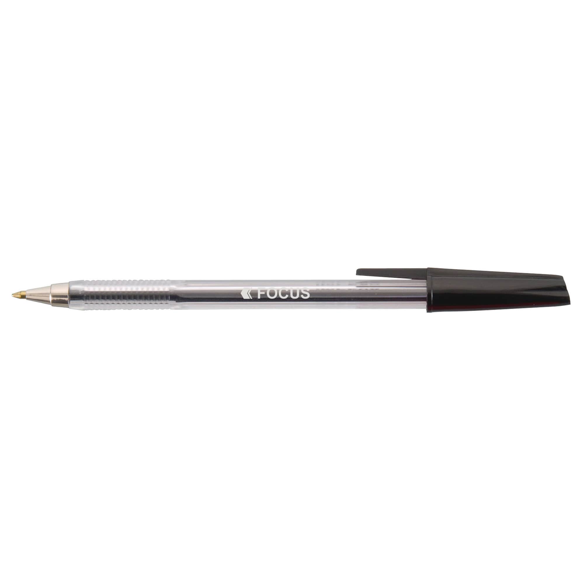 Focus Medium Point Ball Pen Black - Box of 50 | Lyreco