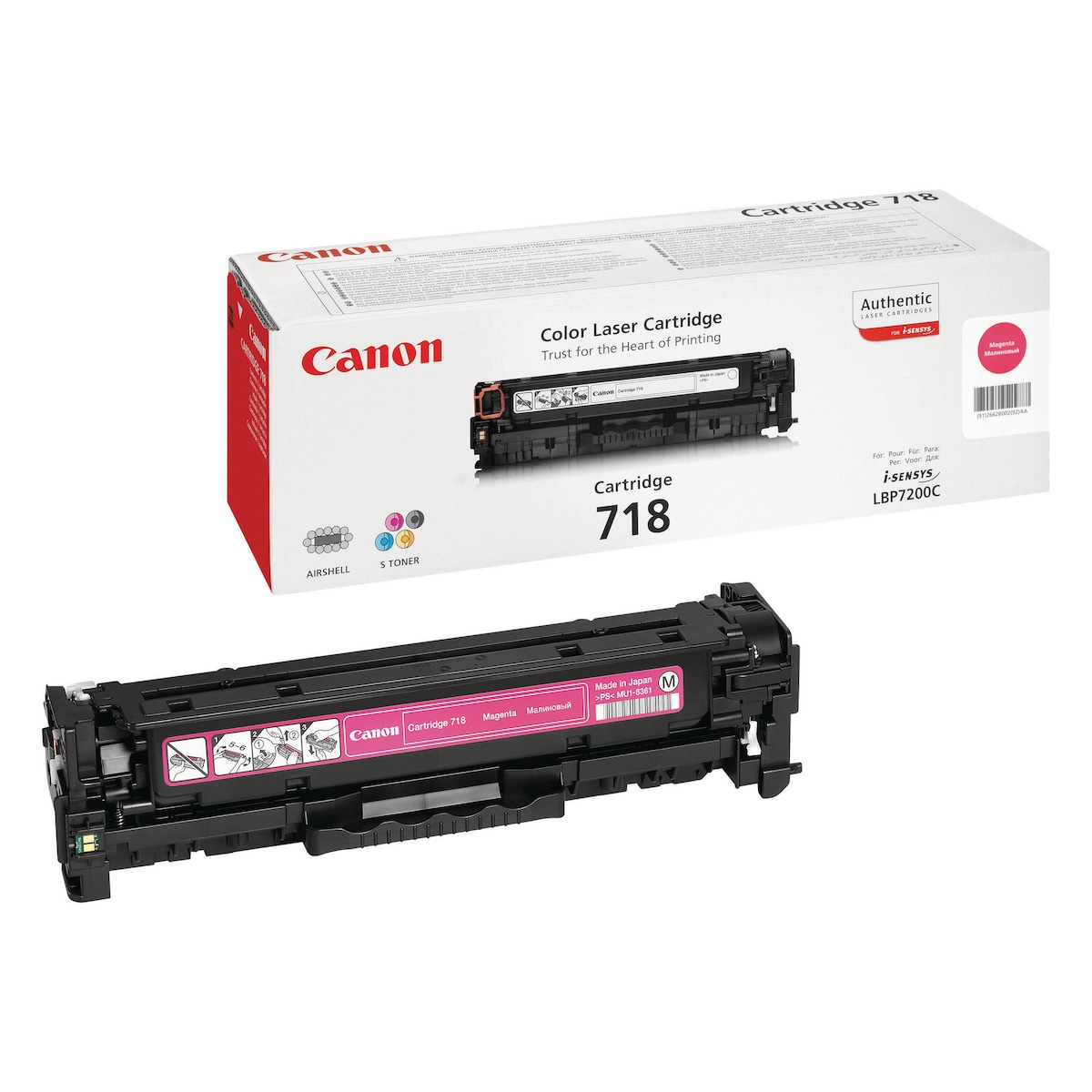 Canon 718M Toner - Magenta 1