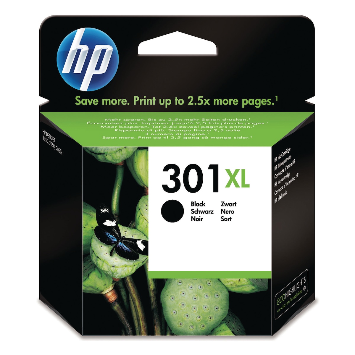 HP 301XL High Yield Black Original Ink Cartridge (Ch563EE) 1