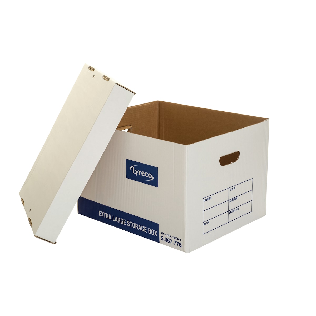 Lyreco Storage Box X-Large White - Pack Of 10 1