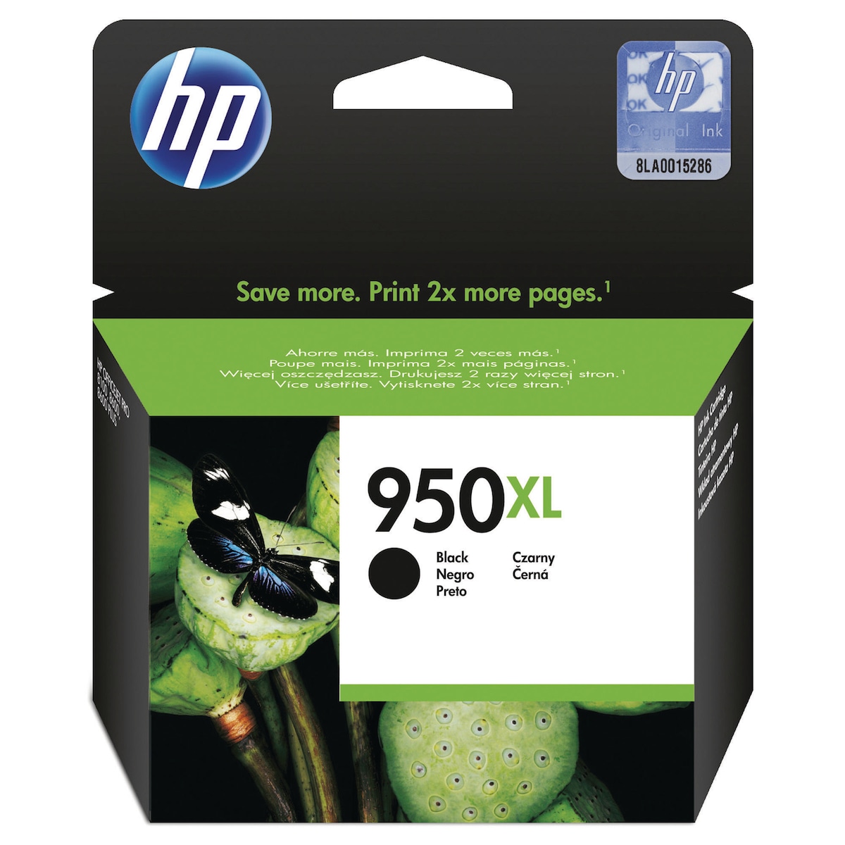 HP 950XL High Yield Black Original Ink Cartridge (CN045AE) 1