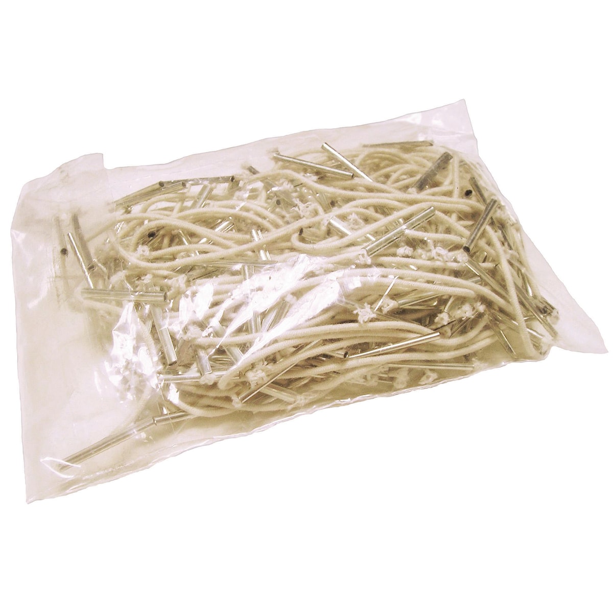 Elasticated Treasury Tags 125mm White - Pack of 100 1