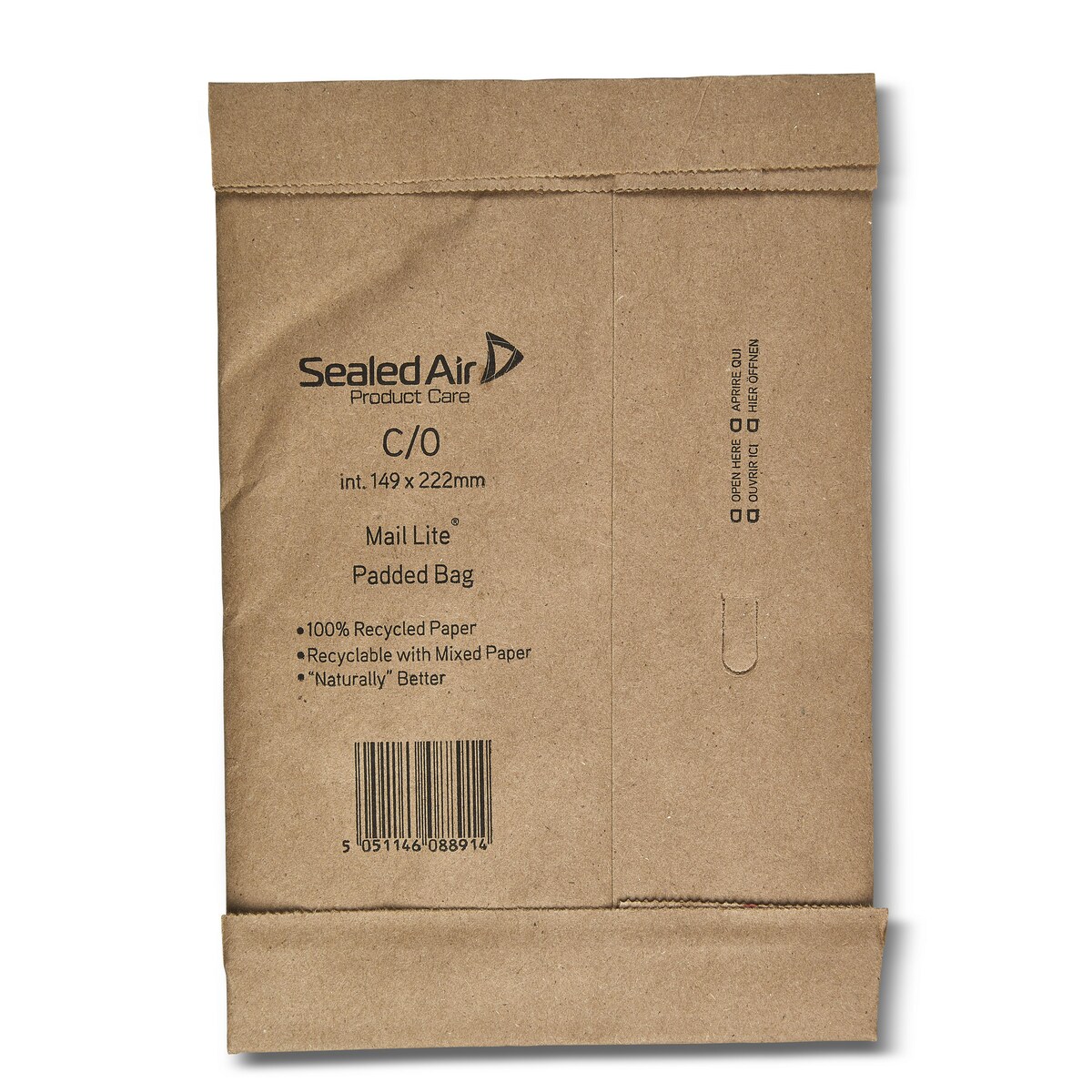 Mail Lite Padded Bags C0 149 X 222Mm - Box Of 100 1