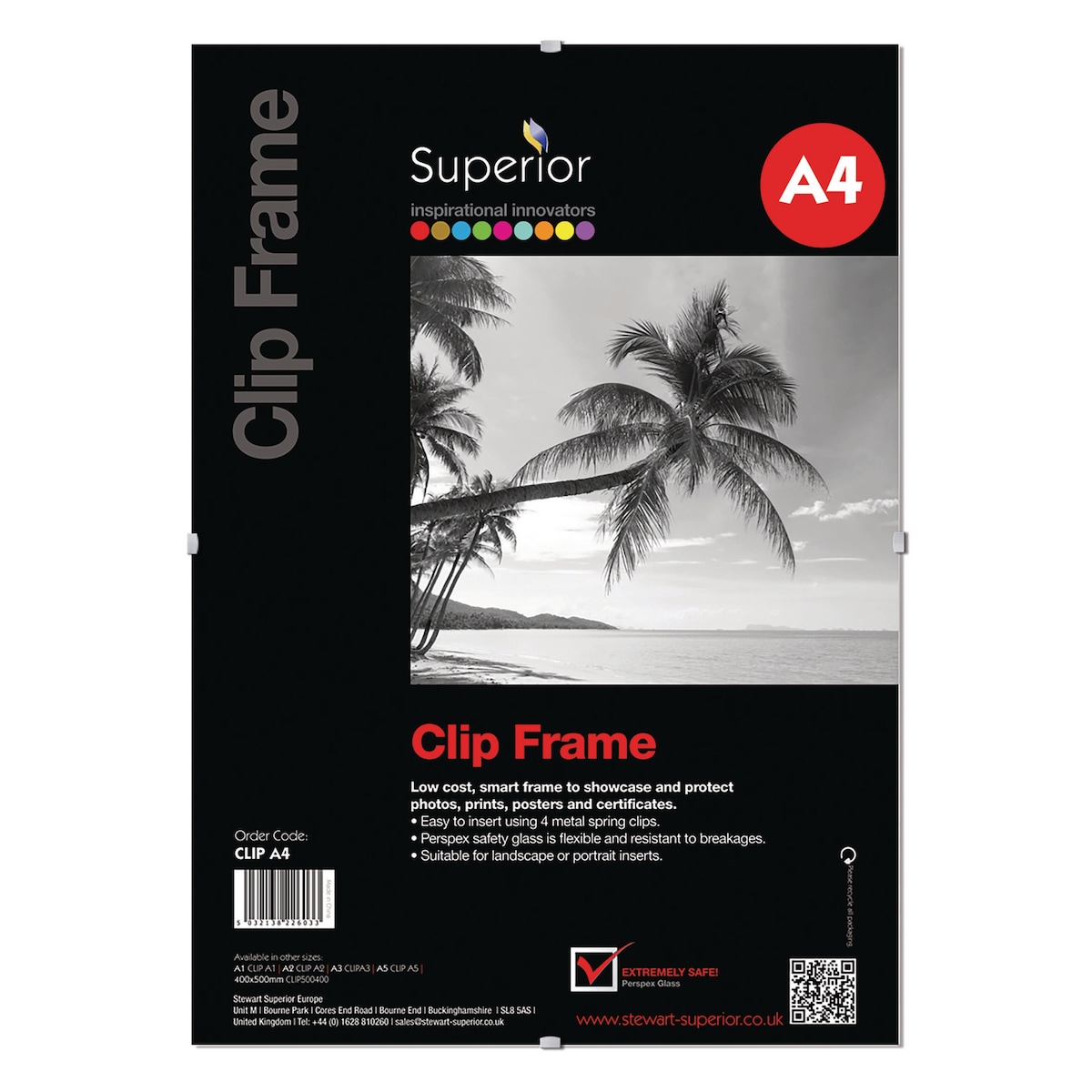 Perspex Clip Frame A4 1