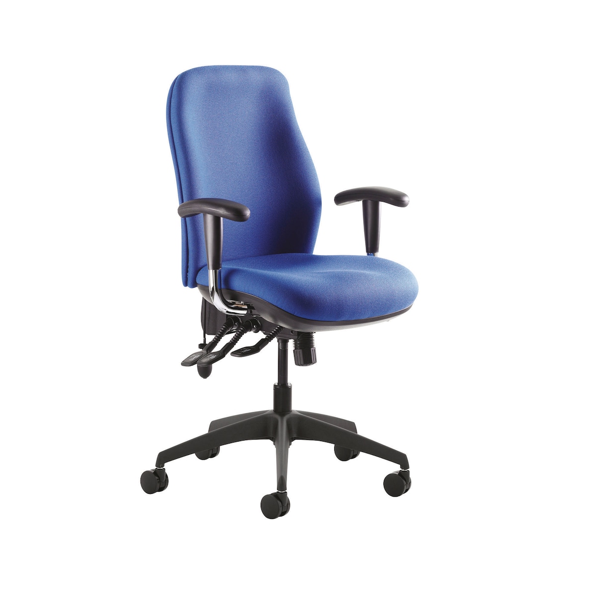 Re-Act Deluxe High Back Chair Blue Without Headrest 1