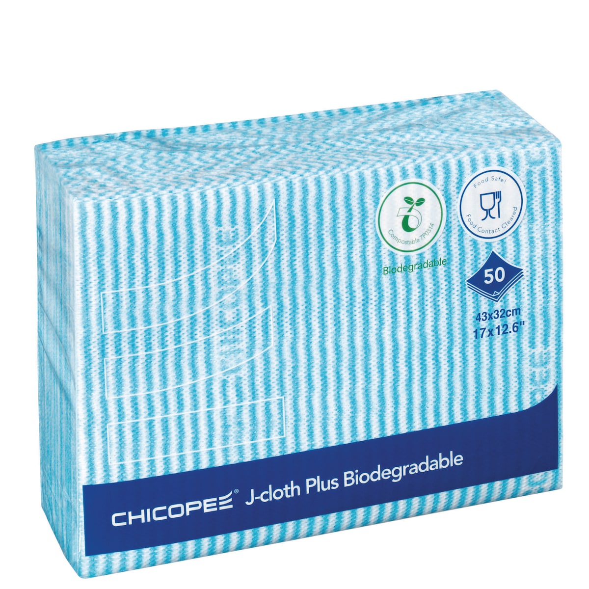 Chicopee J-Cloth 3000 Blue - Pack of 50 1