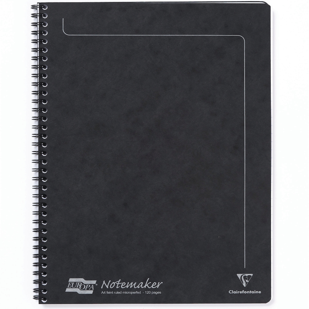 Europa A4 Side Bound Note Maker - Black, Pack of 10 1