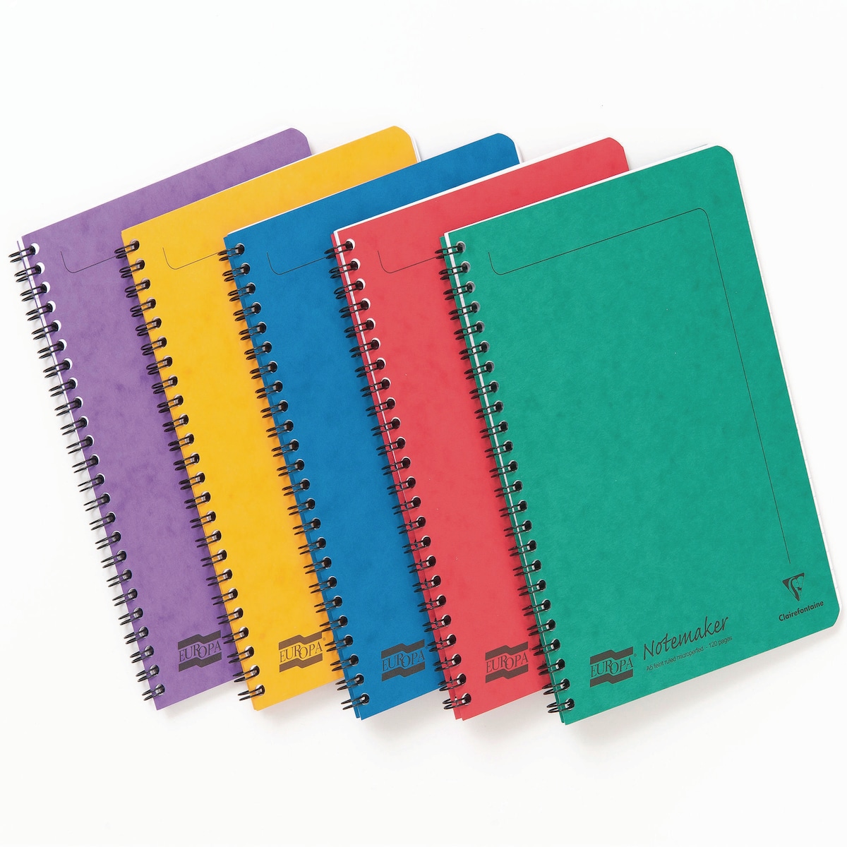 Europa Notemaker Notebooks A5 Assorted Colours - Pack of 10 1