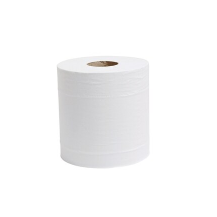 Rouleaux Papier Essuie-Tout 2 Plis Blanc 150 M – Lot De 6 Rouleaux à Dévidage Central Purely Smile – Idéal Cuisine Pro Et Maison