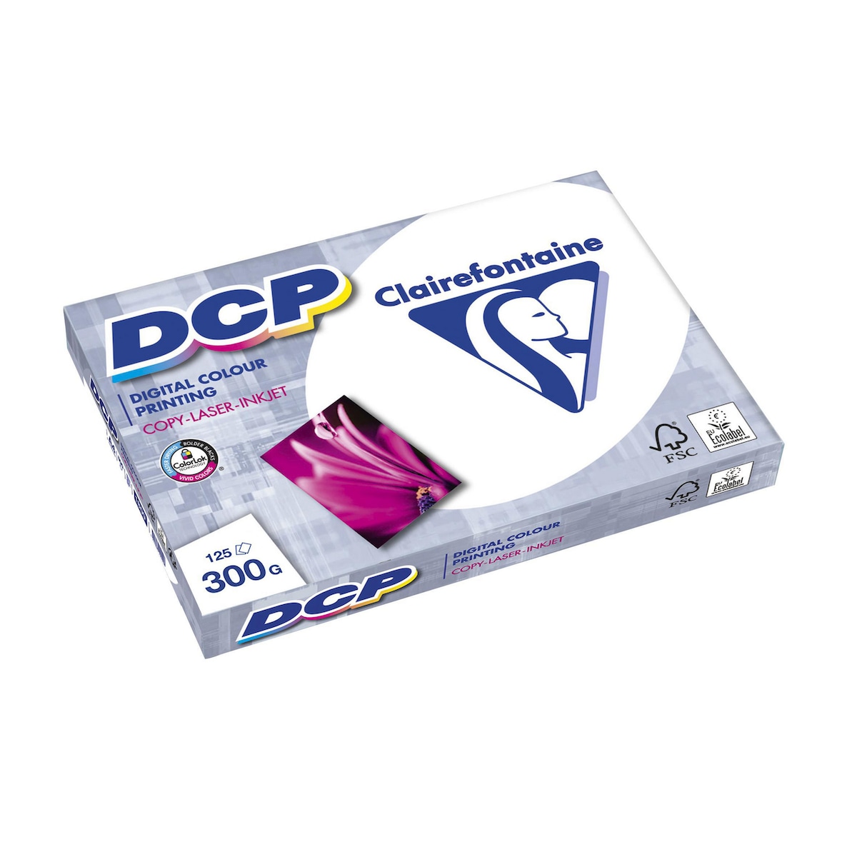 Clairefontaine DCP Paper A4 300gsm White - 1 Ream of 125 Sheets 1