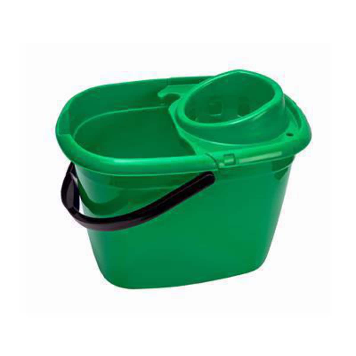 Green 14 Litre Hygiene Bucket & Wringer 1