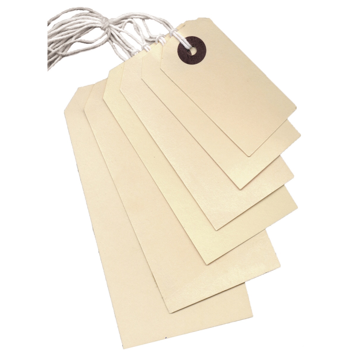 String Tags 70 X 35mm With 9Inch Buff String - Box of 1000 1